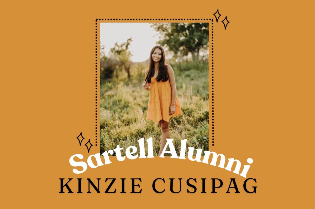 Sartell Alumni Kinzie Cusipag is enjoying her time at college. 